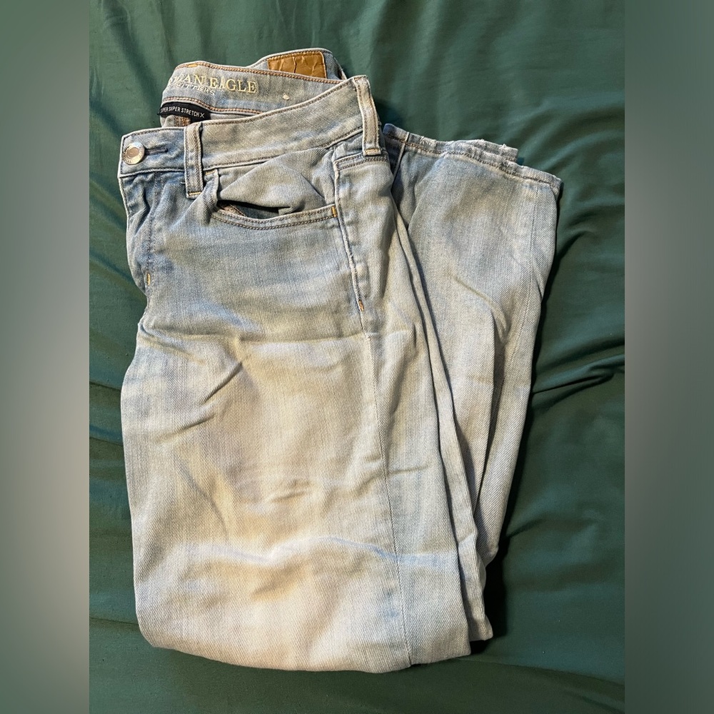 American Eagle Jeans - women’s size 6 short - skinny jegging used 54485